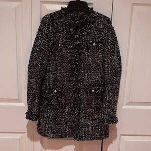 Elle Monochrome Textured Blazer